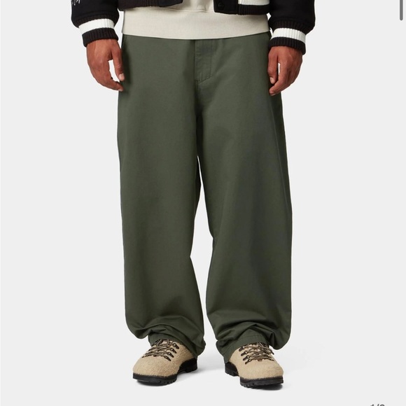 New With Tags Carhartt WIP Men's Olive Green Pants - Picture 3 of 5